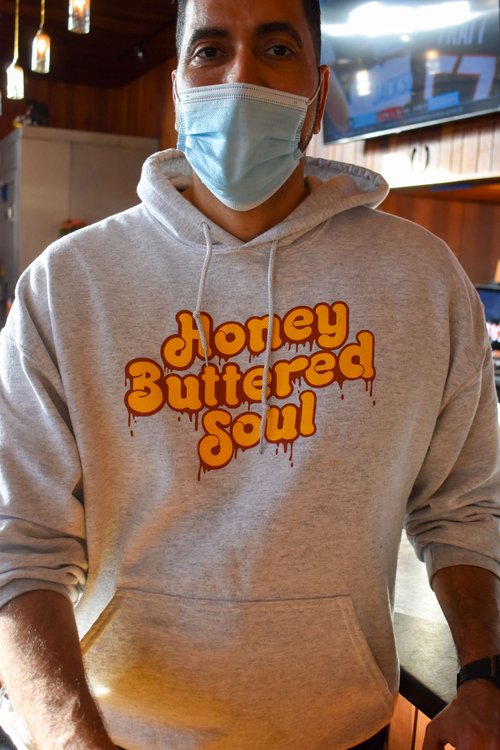 Pullover Sweatshirt in Ash Gray (Front)
