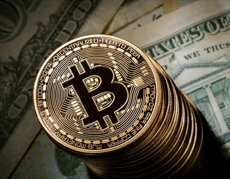 pièces de bitcoin