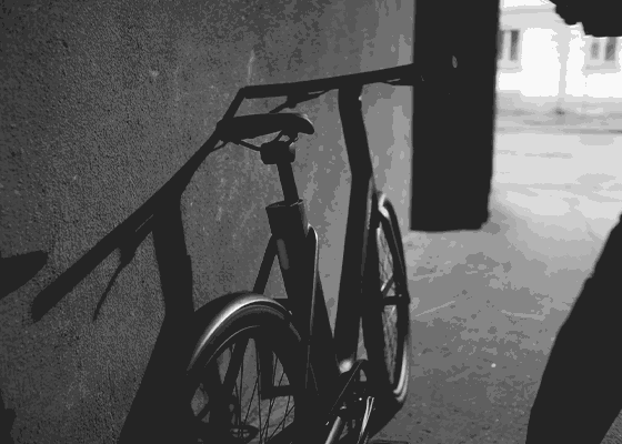 photo velo dans une rue