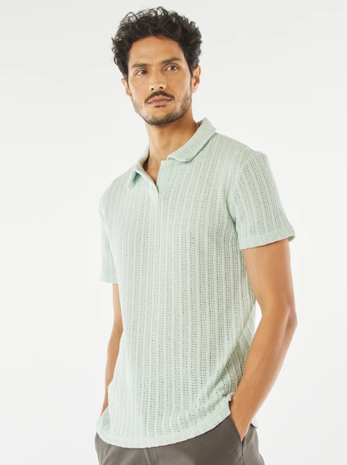 T-shirt droit en jersey uni