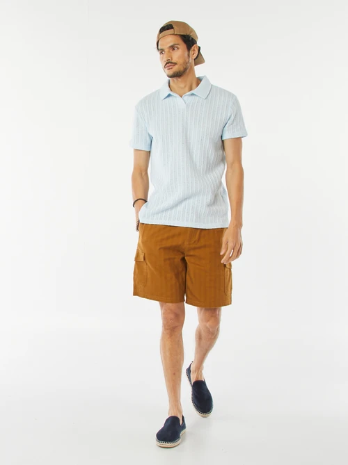 T-shirt droit en jersey uni