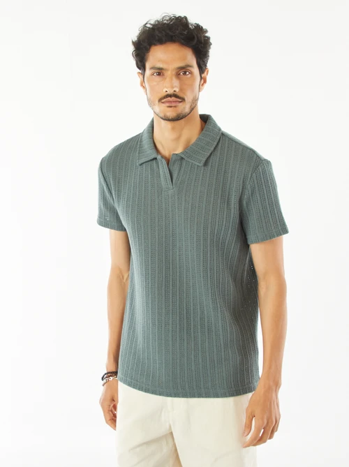 T-shirt droit en jersey uni